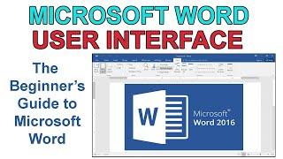 MICROSOFT WORD USER INTERFACE for beginners