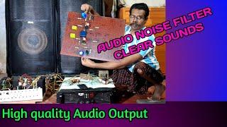 Audio pre amplifier Noise Filter  And High Quality Audio Output