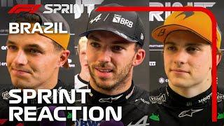 Drivers React After Sprint | 2024 Sao Paulo Grand Prix