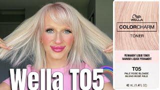 WELLA T05 Pale Rose Blonde NEW TONER