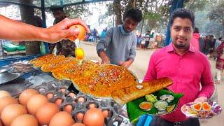 Egg Dosa Recipe Making | Super Fast Cooking Skills | Bangladeshi Street Food