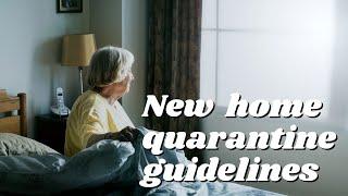 What are the new health ministry guidelines for home isolation