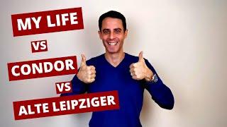 MyLife vs Condor vs Alte Leipziger ETF Rürup Rente