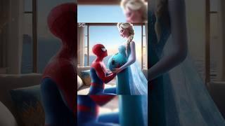 Adventures of Spiderman and Elsa Frozen Part 3 Marvel Disney Characters #marvel #spiderman #disney