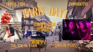 പാരീസിലെ ഓട്ടോറിക്ഷ  Europe Trip Ep 3- Paris- Malayalam Vlog -Paris Day 1