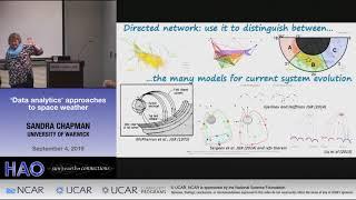 Sandra Chapman | University of Warwick | Data Analytics Approaches to Space Weather