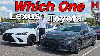 2025 Lexus es350 vs 2025 Toyota Camry se Which is Better : Full Specs &Test Drive