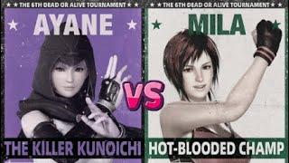 Dead or Alive 6: Ayane vs {eddie6996} Mila