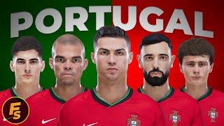 Portugal Facepack EURO 2024 - PES 2021 & FL24