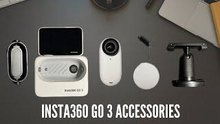 Insta360 GO 3 Accessories!  Unboxing + Detailed Look! #insta360go3