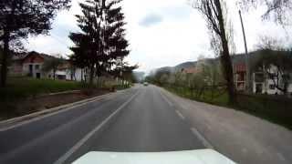 Bosnian road M-18 (04. Olovske Luke village - Olovo town)