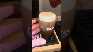 Perfect pint of Guinness