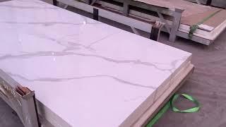 Sintered stone colors with full body.