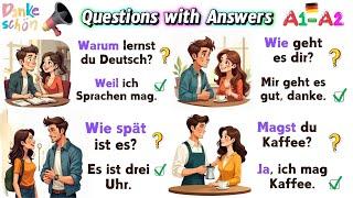 Start Speaking German Fluently | Questions with Answers! ️ #BeginnerGerman