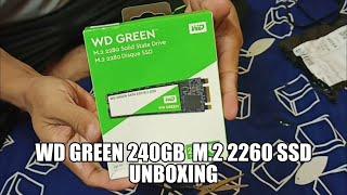 WD GREEN 240GB M.2 2280 SSD Unboxing