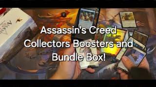 Magic The Gathering Assassin's Creed Collectors Boosters and Bundle!