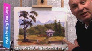 Acyrlic Painting Lesson Moore Method By Paintwithmark