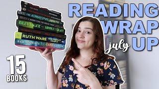 I read 15 books in July and read a new favorite ️‍ (also announcing September Book troop pick)