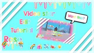 video star edit tutorial *FREE*  how to make a preppy Roblox edit on vs! - roseshawaiixo