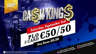 Special Ca$h King$ - 5-Card Pot Limit Omaha €50/€50/€100 live from King's Resort (table sound)