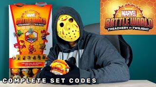 ALL CODES - BATTLEWORLD SERIES 2  (Unboxing & Review)