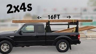 Homemade 2x4s Wood Truck Rack - Heavy Duty