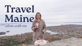 SOLO MAINE VLOG | explore Camden and Rockport Maine alone with me (I AM EMO I LOVE IT HERE)