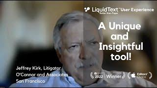 Jeffrey Kirk, unique and insightful tool