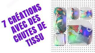 comment coudre 7 créations avec des chutes de tissus @IsacouturePassion