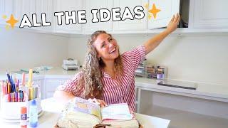 How I organize my Bible journaling & scrapbook supplies... my craft room organization