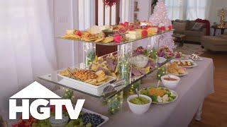 Create a Multi-Layered Buffet for Entertaining | HGTV