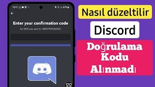 discord doğrulama kodunun alınmaması nasıl düzeltilir - 2023