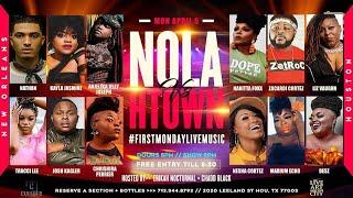 New Orleans vs. Houston · R&B Battle · First Monday Live Music · Live Art & The City