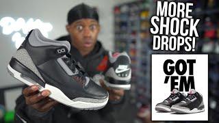 THIS JORDAN 3 BLACK CEMENT SHOCK DROP DIDN'T REALLY DO AS EXPECTED! THESE MIGHT TURN INTO AN ISSUE!