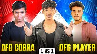 DFG COBRA VS DFG PLAYER | 1 V 1 | INTENCE MATCH | FREE FIRE IN TELUGU | #freefire #cobra999