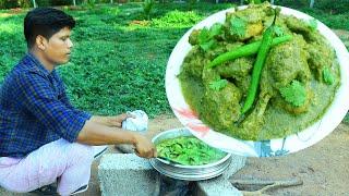 GREEN CHICKEN | Hyderabadi Green Chicken Recipe | Yummy Masala Chicken