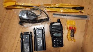 BAOFENG UV 82 8W Handheld Ham Radio, Long Range Portable Ham Radio Review