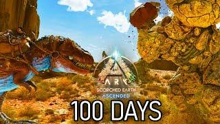 I Spent 100 Days in Ark Survival Ascended and Here's What Happened (Scorched Earth)