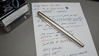 Lamy Studio 14k Gold Nib Fountain Pen Review