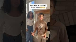 RATE my SONS Y2K Fashion Skills  #ad