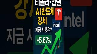 테슬라·인텔 폭등! AI 반도체株 강세