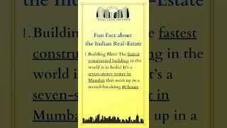 Real estate Facts - no. 1 | Indian Real estate facts | Interesting Facts | Property facts