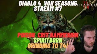 Diablo 4  VOH SEASON 6! Grinding more with my poison hammerdin!