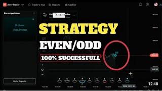 A LEGIT EVEN ODD STRATEGY || MKOREAN WWN ||DERIV BINARY STRATEGIES