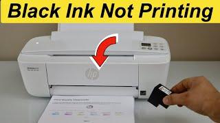 HP DeskJet 3700 Not Printing Black Ink- 2 Easy Steps To Fix !!