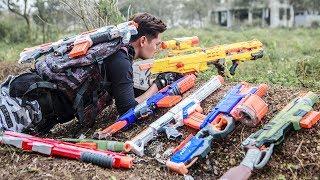 LTT Game Nerf War : Winter Warriors SEAL X Nerf Guns Fight Criminal group Rocket Assassination 2