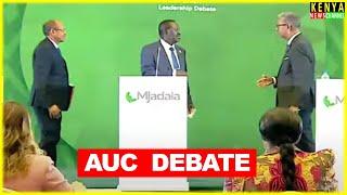 See what happened at the end of AUC DEBATE with Raila Odinga & Mahmoud Ali Youssouf