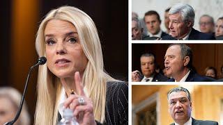 Watch: Senators grill Pam Bondi at attorney general confirmation hearing