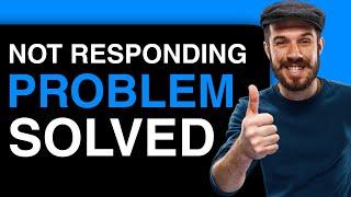 NOT RESPONDING PROBLEM SOLVED/FIXED IN 1 MINUTE | WINDOWS 11