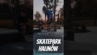 skatepark Halinów #scooter #skatepark #ride #freeride #ramp #halinów #hulajnoga #skok #whip #barspin